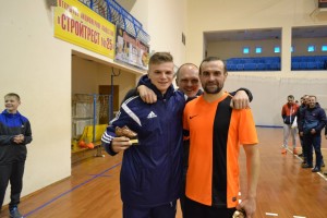 Самые результативные игроки чемпионата Иван Водопьян (Студенты) и Андрей Мицевич (Виктория) - оба по 38 мячей