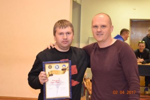 Оператор Лиги Сергей Живула награждён грамотой за вклад в развитие футзала